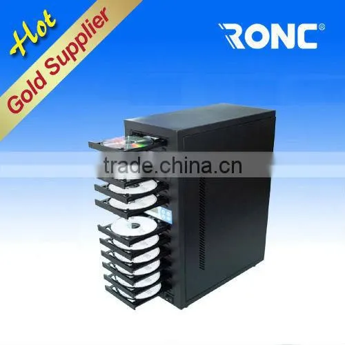 CD DVD Copy Machine 1 Drawer for 10 Pcs Industrial cd Dvd Duplicator photo-2