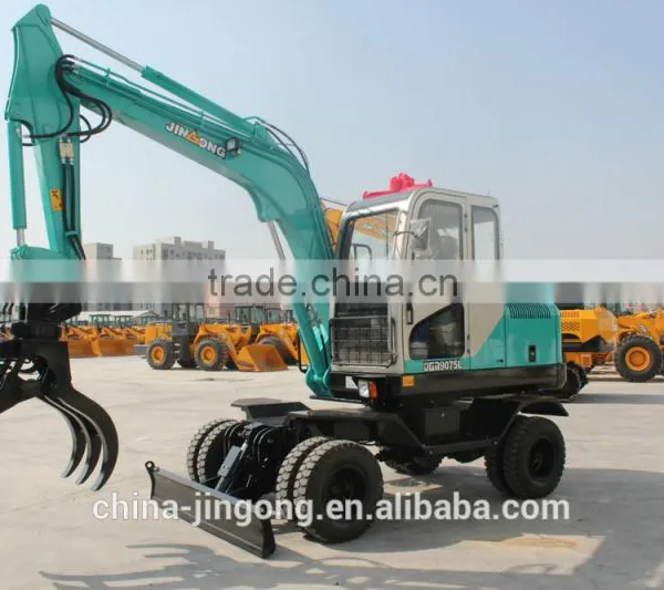 POWERFUL LOW PRICE SELLING JINGONG JGM9075L WHEEL EXCAVATOR HOT photo-5