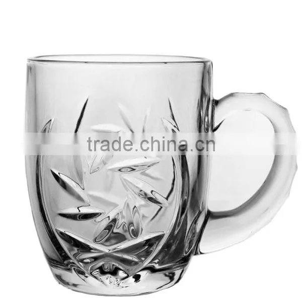 Glass Beer Cup With Handle Mini Beer Mug Coffee Mug Glass Tea Cup Mug photo-3