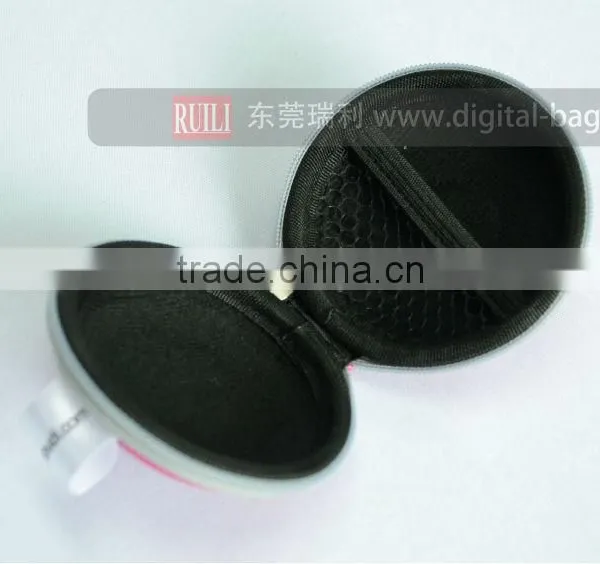 Custom Cute EVA Hard Pink Case for Earphone photo-5