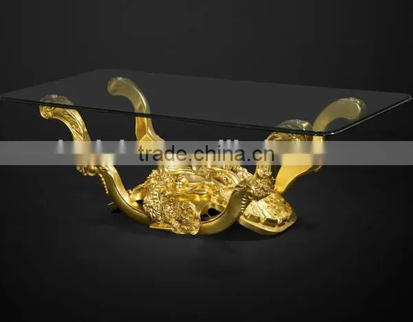 Imperial Noble Furniture Living Room Sofa, Luxury Wood Carved Three Seater Sofa With Gold Painted, British Royal Sofa Couch Set photo-6