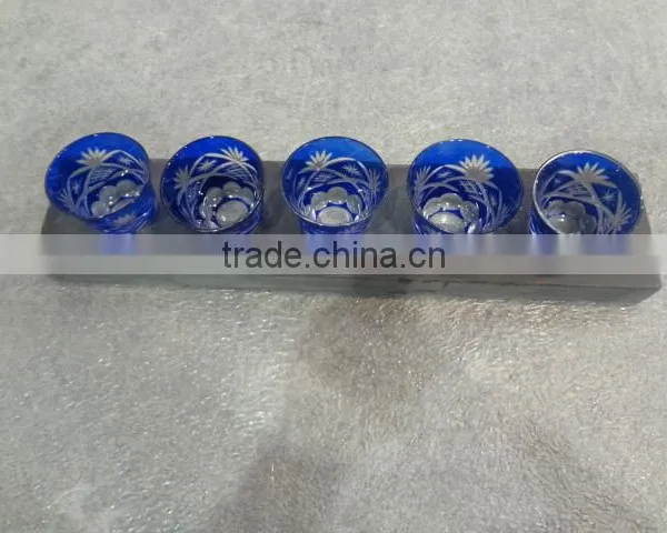 Black Natural European Style 100% Polished Slate Candle Holder for Voltive Candles photo-6