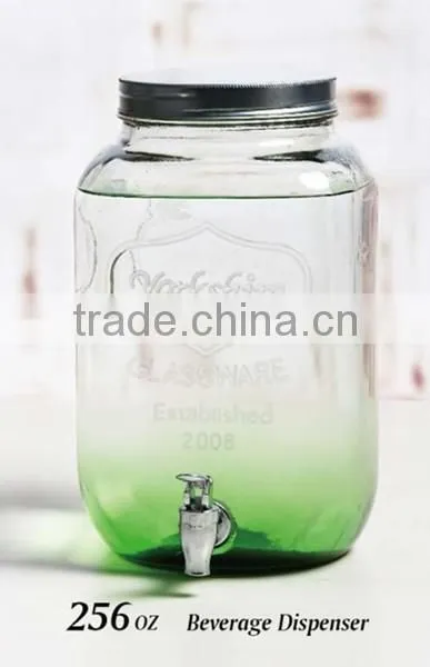 8L Square Glass Beverage Dispenser With S/s Tap photo-2