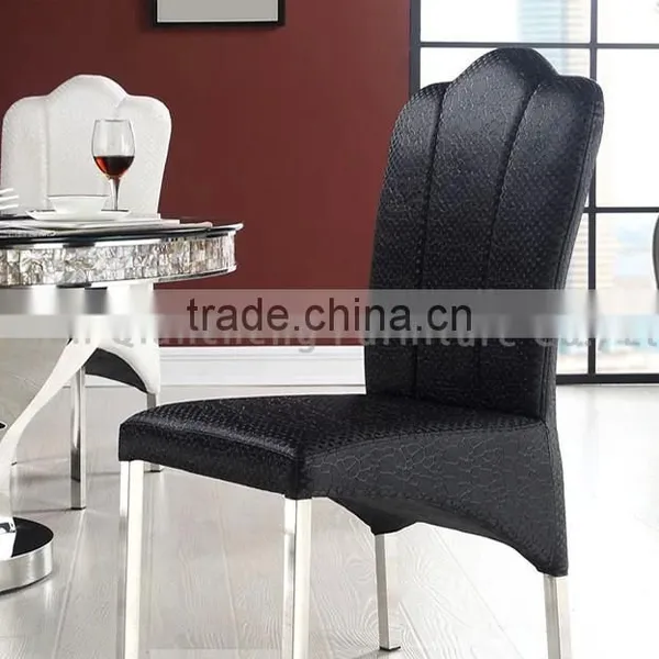 Modern Appearance Dining Chair With White Fabric Cover photo-4