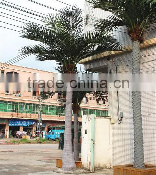 Home Garden Decoration 100cm to 1000cm Height Artificial Indoor Live Plastic Ficus Red With Green Palm Tree EZLS05 1006 photo-2