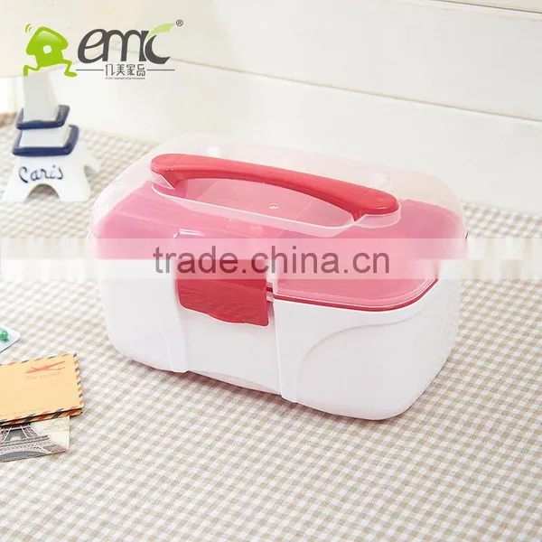 Plastic Storage Box for Medicine, Plastic Storage Box With Handle and Lid photo-5