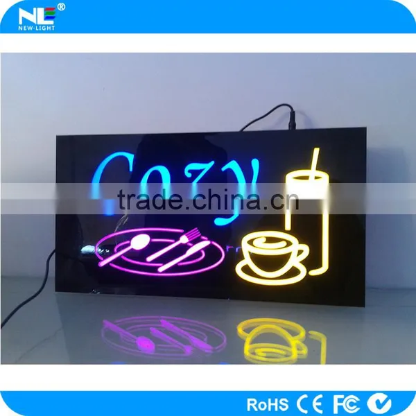 Colorful Rental LED Resin Sign Customized LED Display Board for Advertising Open Sign photo-3