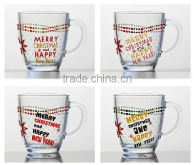 330ml Water Glass Mug With Ocean Color Design photo-5