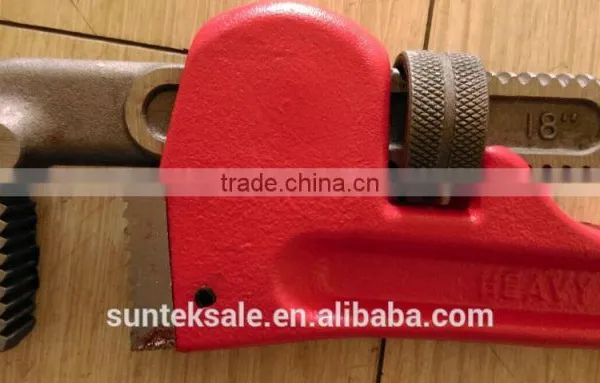 High Quality Heavy Duty Pipe Wrench/ Power Pipe Wrench photo-4