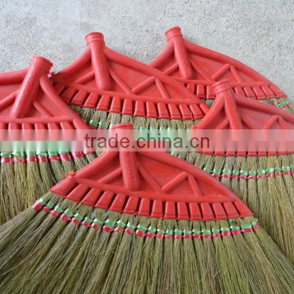 Hot Sale Grass Brooms With Wood Stick photo-4