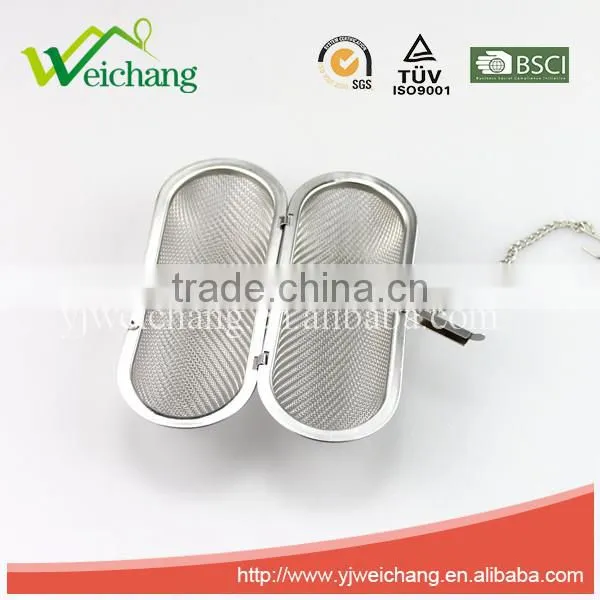 WCJ1074 Hot Sale Long Chain Tea Strainer Stainless Steel Tea Infuser photo-3