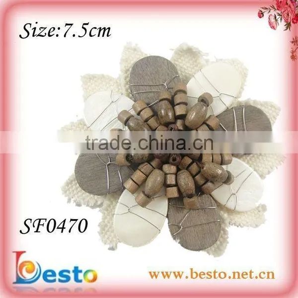 2013 Popular New Style Handmade Plastic Sequin Handmade Flower for Shoes and Hair Accessory