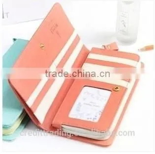 2015 New Style Fashion Cheap Leather Ladies Moon Wallets photo-3