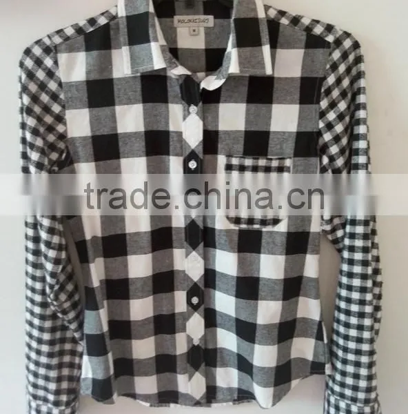 Mens Shirt Pocket Style Plaid Shirt Designer Check Shirts for Men