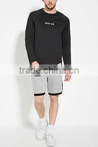 Men Hit Color Circle Cloth With Soft Nap Four Minutes of Pants Pants photo-5