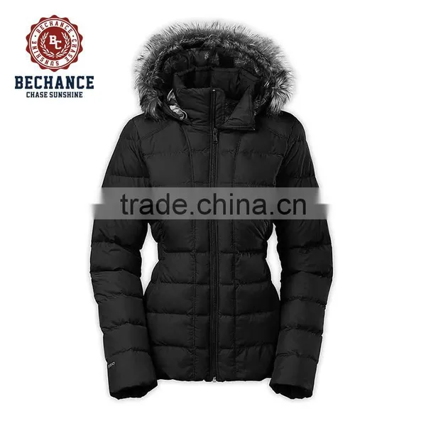 Women Down & Feather Winter Jacket With Fur photo-4