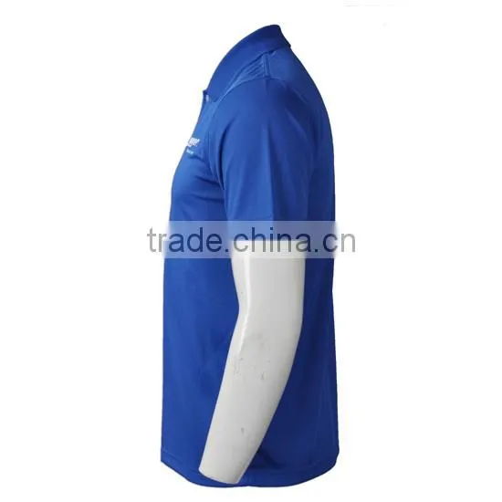 Custom Mens Polo T Shirt Blue Color photo-3
