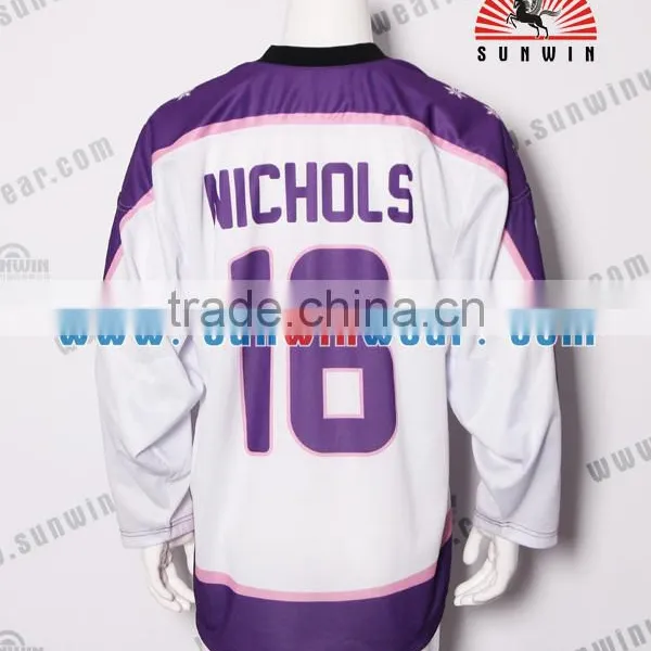 High Quality Team 2017 Sublimation Custom Hockey Jersey photo-4