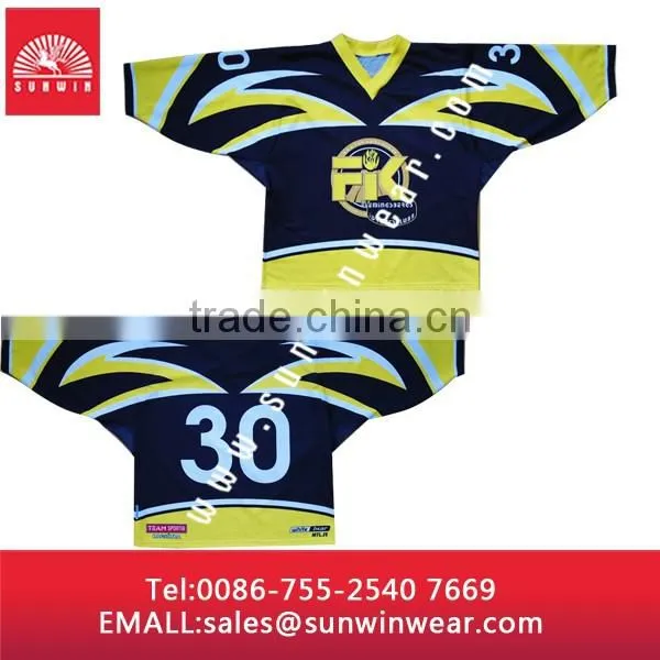 Sublimated Ice Hockey Uniform, Top Custom Ice Hockey Lacrosse Jersey photo-2