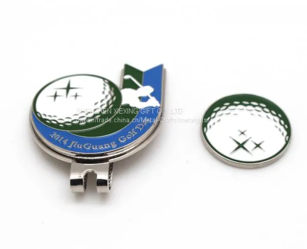 Custom Magnetic Golf Cap Clip Ball Marker Holder photo-5