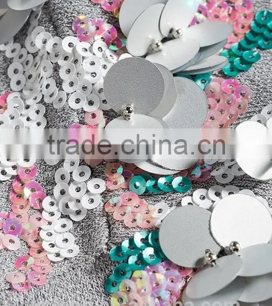 2017 Custom Girls' Knit With Beads Design Sweater Top photo-4