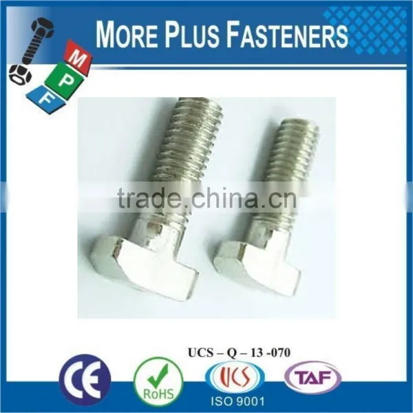 Made In Taiwan Metric Stainless Steel Zinc Plated T Bolt photo-3