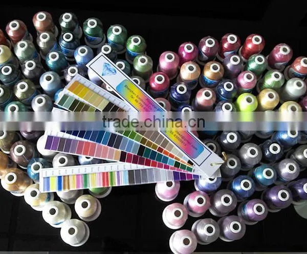 120 Colors Polyester Embroidery Thread 1000M/Spool photo-2