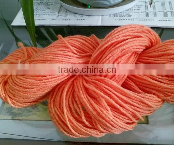 100% Acrylic Yarn in NM28/2, 32/2, 36/2 Raw White by Hanks photo-2