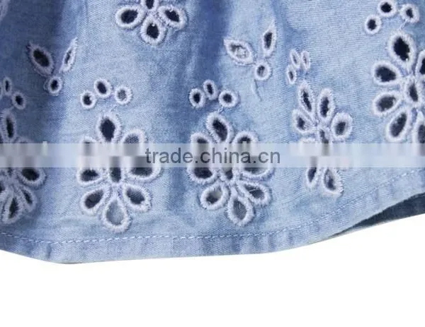Latest Design Girls Top Sleeveless Baby Girls Top Design Embroidered Kids Wear photo-5