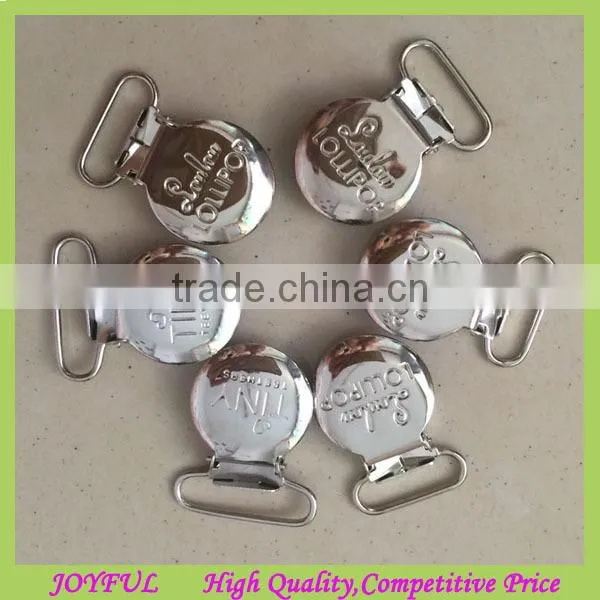 Wholesale Cheap OEM Logo Metal Suspender Clips