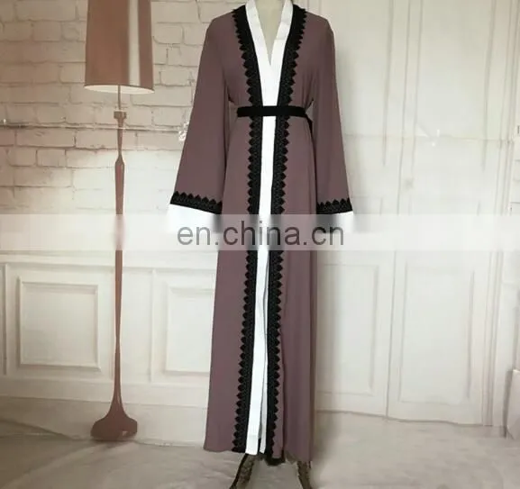 Islamic Clothing Turkish Long Sleeve Islamic Fashion Long Dress Women's Clothing(Mu052004) photo-2