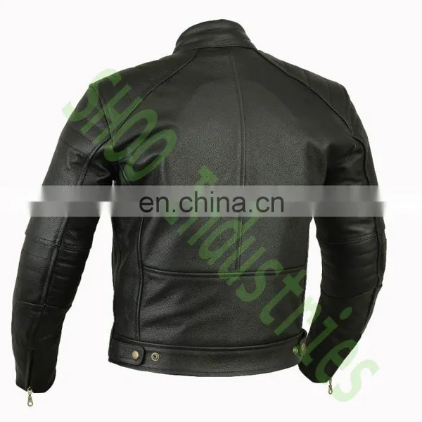 Leather Motorcycle Racing Jackets/ Motorbike Leather Jacket photo-3