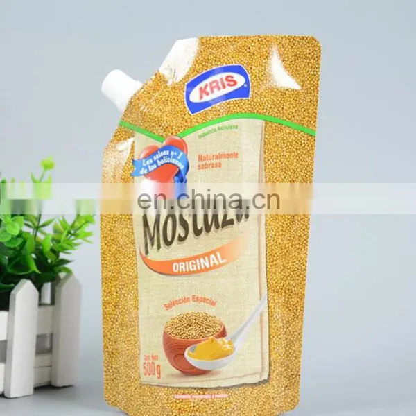 Squeeze Refillable Plastic Packaging Spout Pouches for Food Bag photo-5