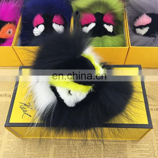 Small Monster Pendant Fashion Personality Fur Bag Accessories photo-3
