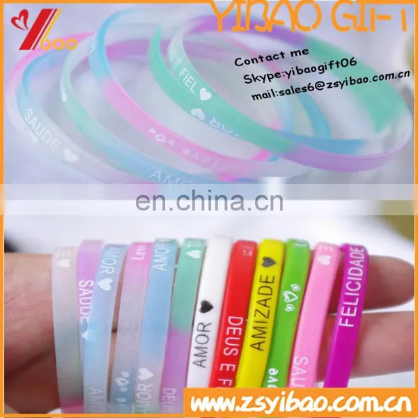 Wholesale Bulk Buy From China Cheap Custom Colorful Silicone Bracelet for Christmas Gift photo-2