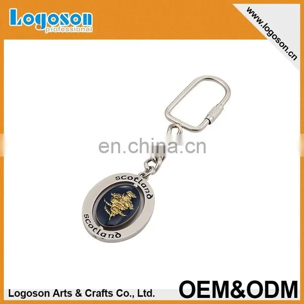 2015 Novelty Souvenir Promotional Key Shape Keychain Metal Keyring Custom Logo photo-2