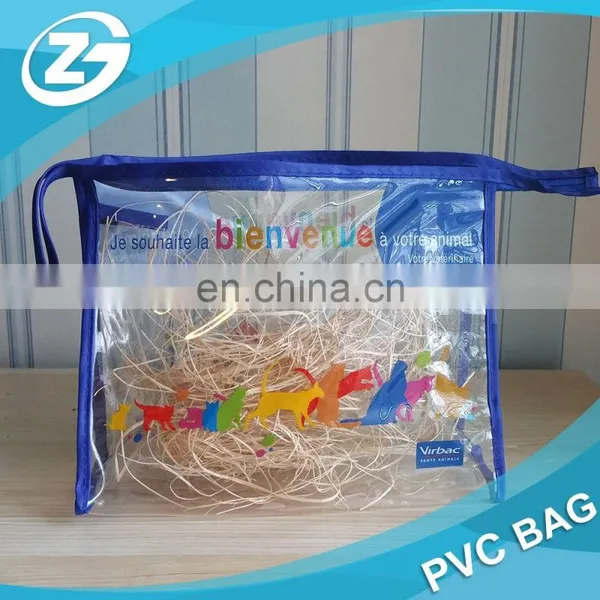 New In Fashion Design Factory Wholesale Reusable Eco Friendly Cheap Portable Transparent PVC Zipper Top Travel Toiletry Bag photo-5