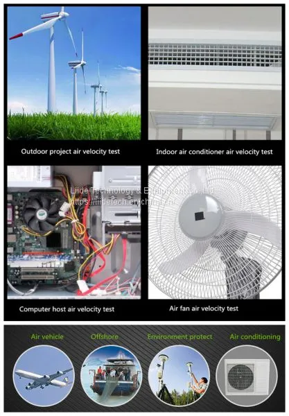 LF18 Digital Anemometer Portable Handheld Vane Air Speed Meter photo-4