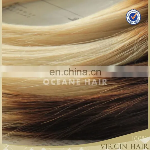100% Cheap Two Tone Brazilian Hair Weave,613 Blonde Hair Weave photo-5