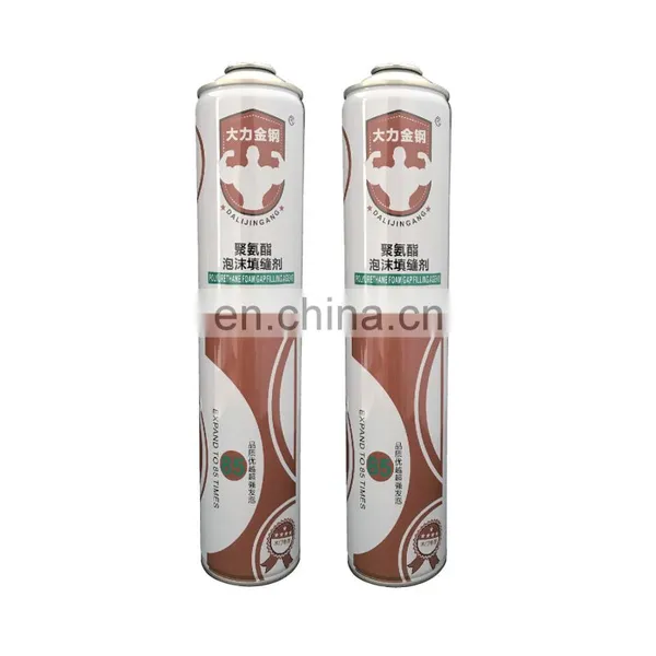 China Empty Cans for Sale 750ml and Aerosol Cans PU Foam Bottle photo-6
