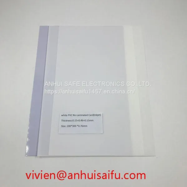 White PVC No-Laminated Card(Inkjet) 0.76mm photo-2