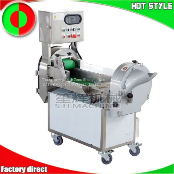 Double Head Leaf Vegetable Cutting Machine Fruit Slicing Shredder Dicing Equipment photo-2