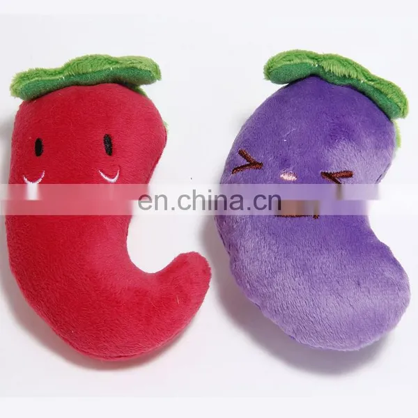 Soft Stuffed Squeaky Pet Toy Fruit Cheap Small Toy for Pet photo-6