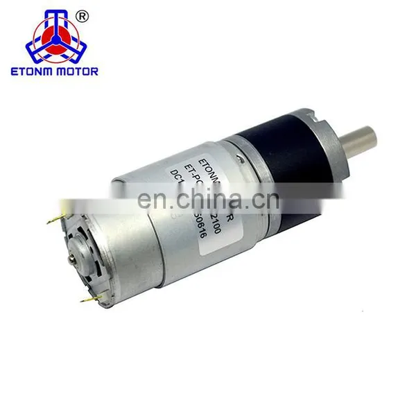 36mm 12v Micro Gear Motor Planetary Gearhead Permanate Magnet Motor photo-2
