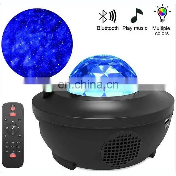 2020 Amazon Remote Control Muti-functions Star Musical Master Kids Led Night Light Laser Cosmos Stars Projector for Kids Baby photo-2