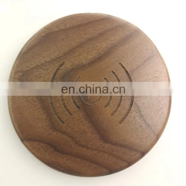 Fast Charging Charger Wooden Wireless Charger Pad Christmas Gift With Customized Wooden