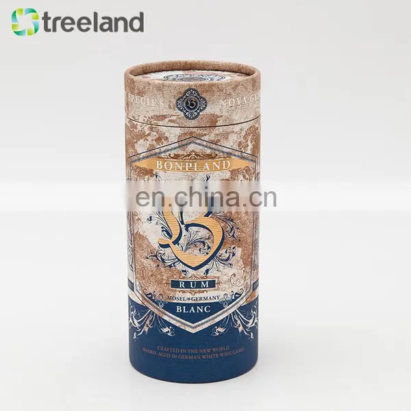 Design Your Own Free Sample Kraft Paper Tube Packaging , Eco-friendly Round Carton Cardboard Box Paper Tube photo-3