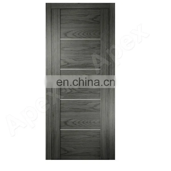 European Model Door Style Ash Wood Veneer Flush Door Interior Door