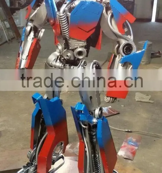 Modern Metal Art Sculptures for Outdoor Decoration Optimus Prime photo-3