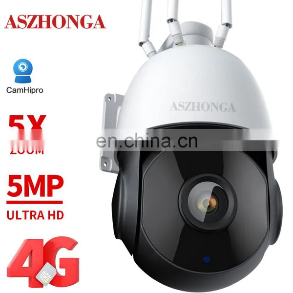 5MP Wireless 4GSIM CARD Security IP Network Camera 5X Zoom HD PTZ Outdoor Home Surveillance Dome Cam CCTV 50M IR Night Vision photo-2